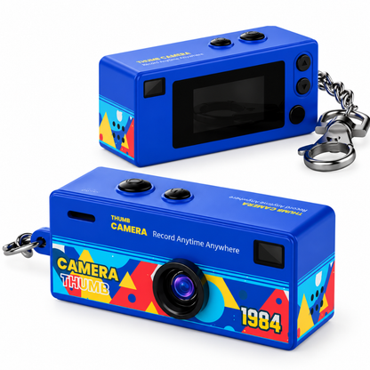 Mini Keychain Camera 1080P with Screen and Flash